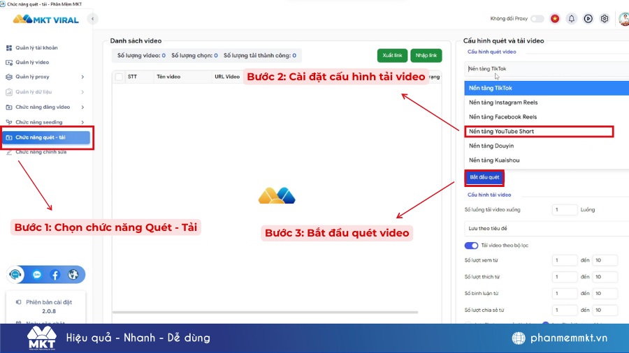 TOP 12 Phần mềm tải video trên Youtube miễn phí, không dính bản quyền 3 phần mềm tải video trên YouTube