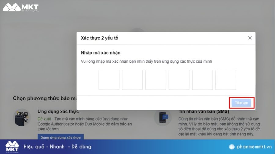 Nhập mã xác nhận từ ứng dụng Google Authenticator theo yêu cầu 2FA Live là gì