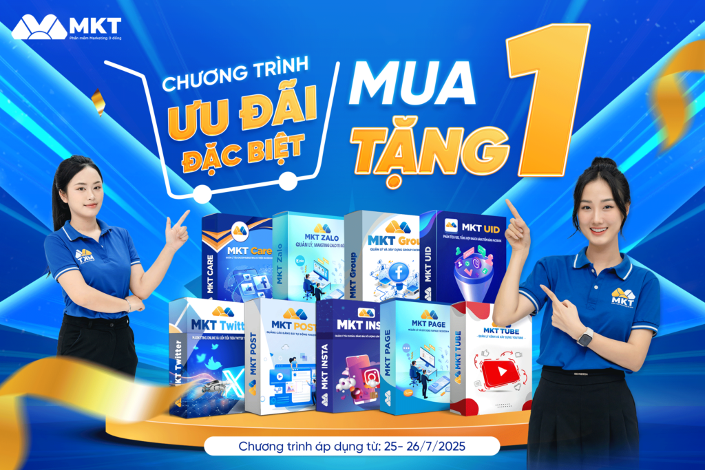 Chương trình ưu đãi tháng 7 từ Phần mềm MKT