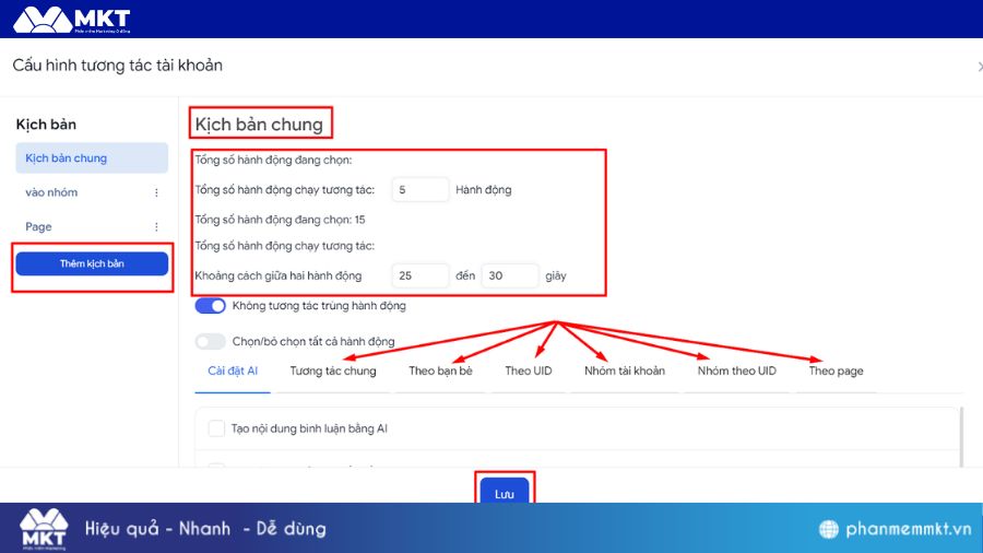 Cách cài auto tương tác trên Facebook