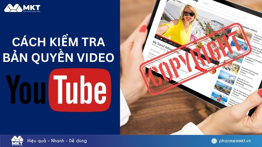 Cách kiểm tra bản quyền video trên YouTube