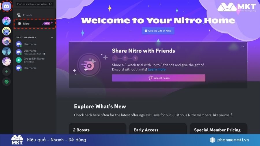 cách lấy Nitro Discord free