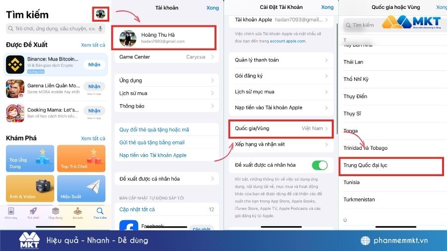 cách tải Xingtu trên iOS không cần chuyển vùng