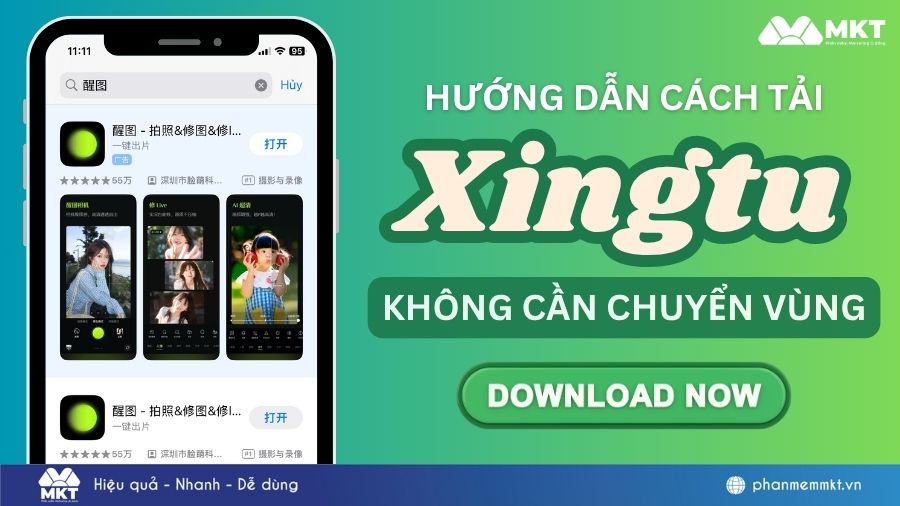 Cách tải Xingtu trên iOS không cần chuyển vùng