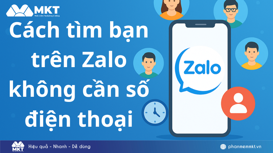 cách tìm bạn trên zalo không cần số điện thoại