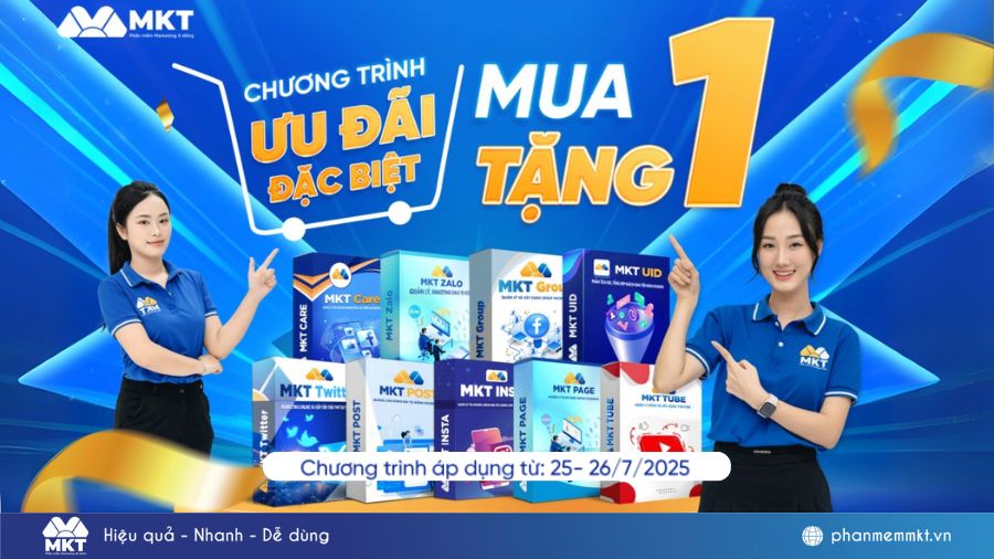 Chương trình ưu đãi tháng 7 từ Phần mềm MKT