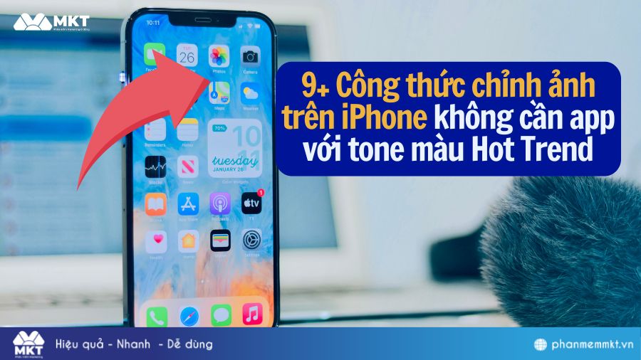 Công thức chỉnh ảnh trên iphone không cần app