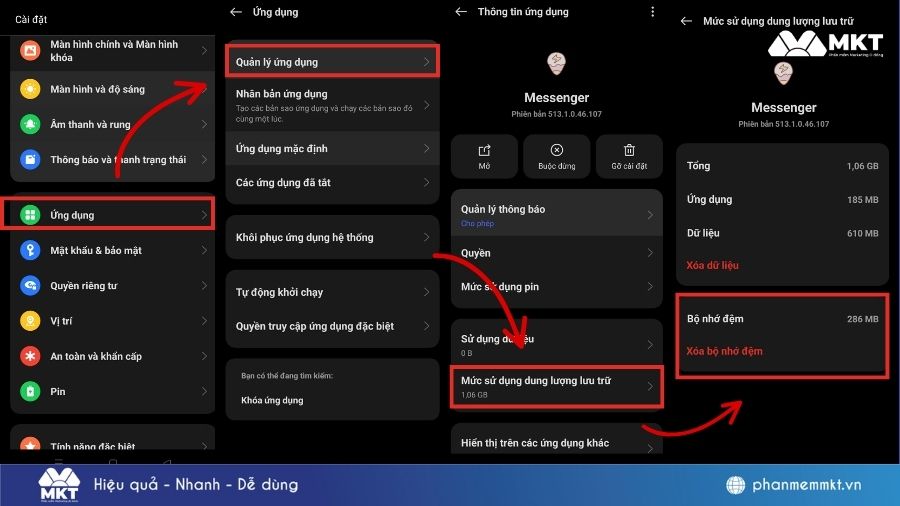 Ghi âm Messenger bị lỗi