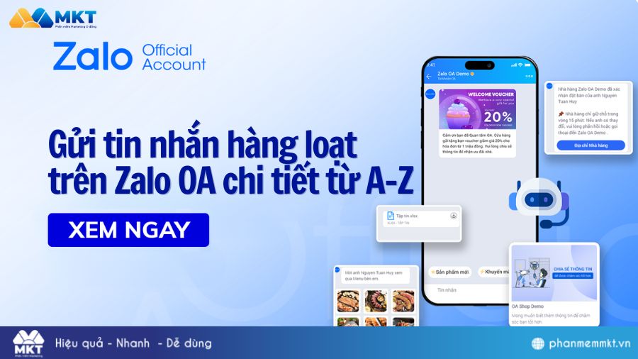 Gửi tin nhắn hàng loạt trên Zalo OA
