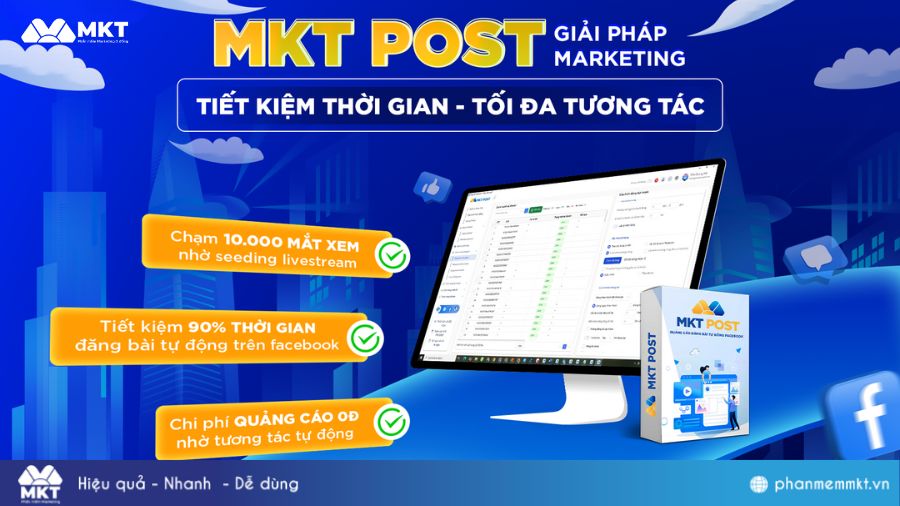 Phần mềm đăng bài tự động lên Fanpage – MKT Post