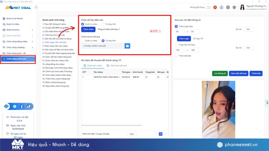 phần mềm lách bản quyền video