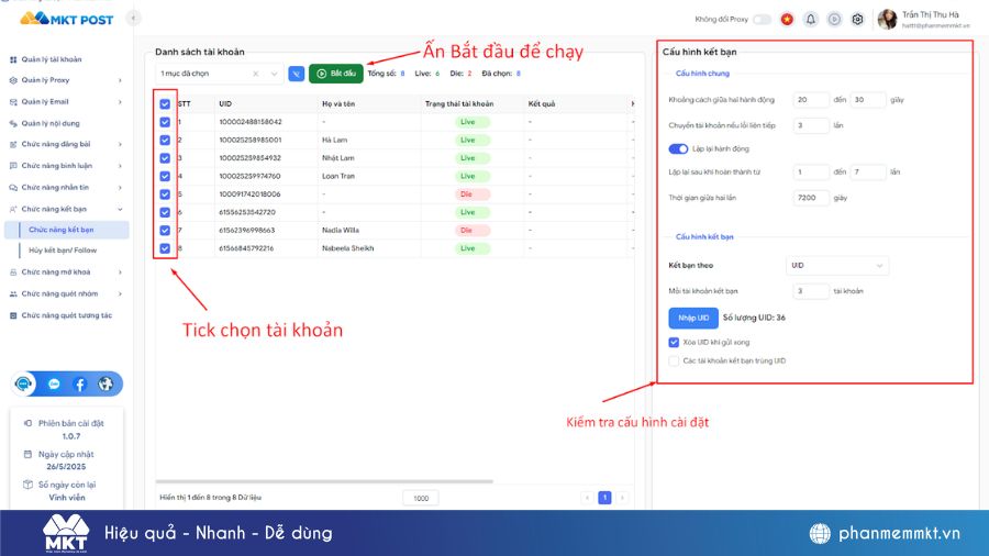 Phần mềm MKT Post 