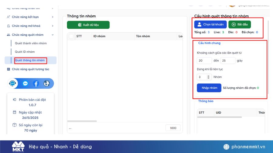 Phần mềm MKT Post
