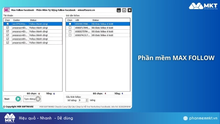 App buff follow Facebook miễn phí Phần mềm tăng follow Facebook