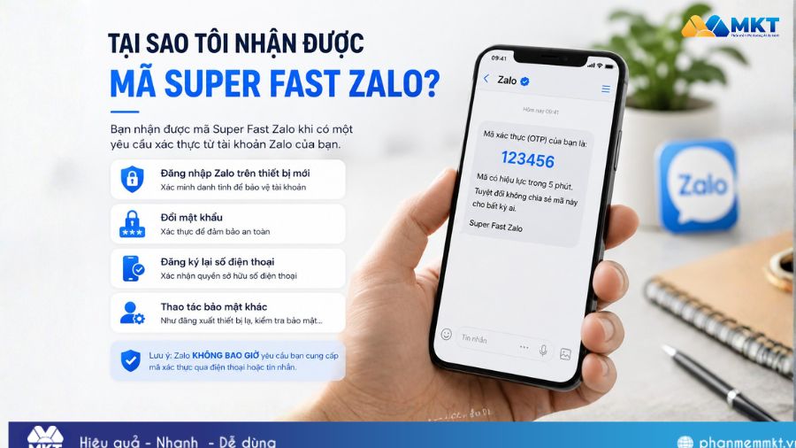 Super Fast Zalo là gì? Super Fast Zalo có lừa đảo không? 5 Tại sao tôi nhận được mã Super Fast Zalo?