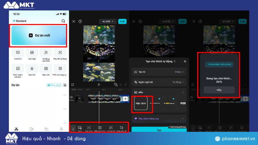 App tạo phụ đề tự động ngay trên điện thoại