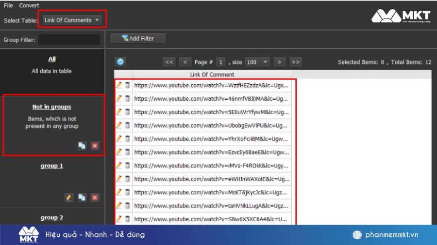 tool auto comment Youtube
