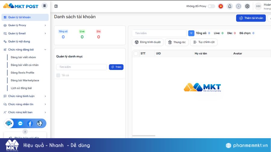 MKT Post - Tool đăng tin group facebook