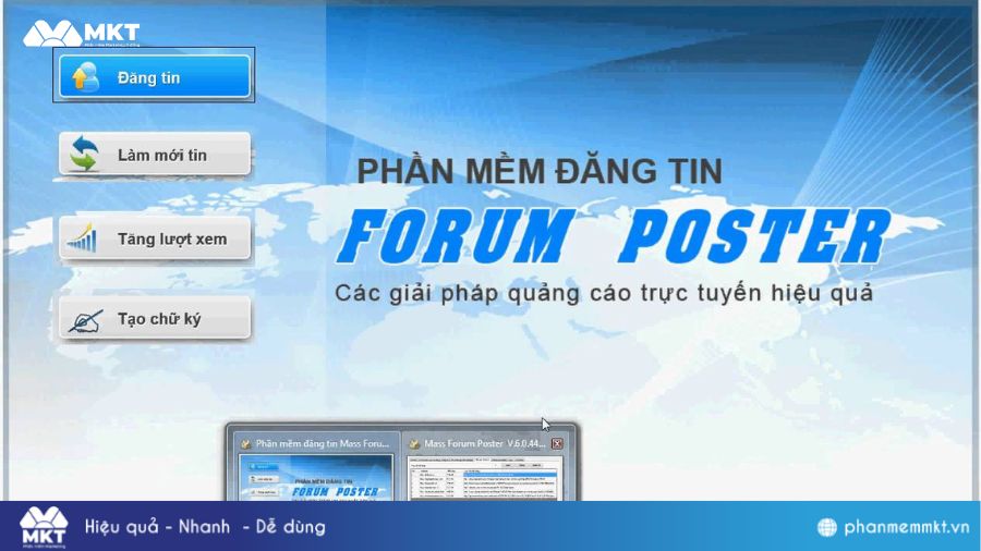 INET Forum Poster - phần mềm đăng rao vặt trên diễn đàn 