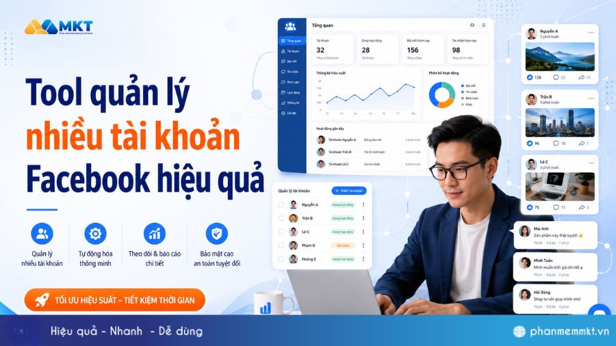 Tool quản lý nhiều tài khoản Facebook hiệu quả 2 Top 5 tool quản lý nhiều tài khoản Facebook tốt nhất