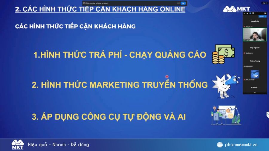 Chuyên gia Lê Đức Long chia sẻ 3 hình thức tiếp cận khách hàng online phổ biến