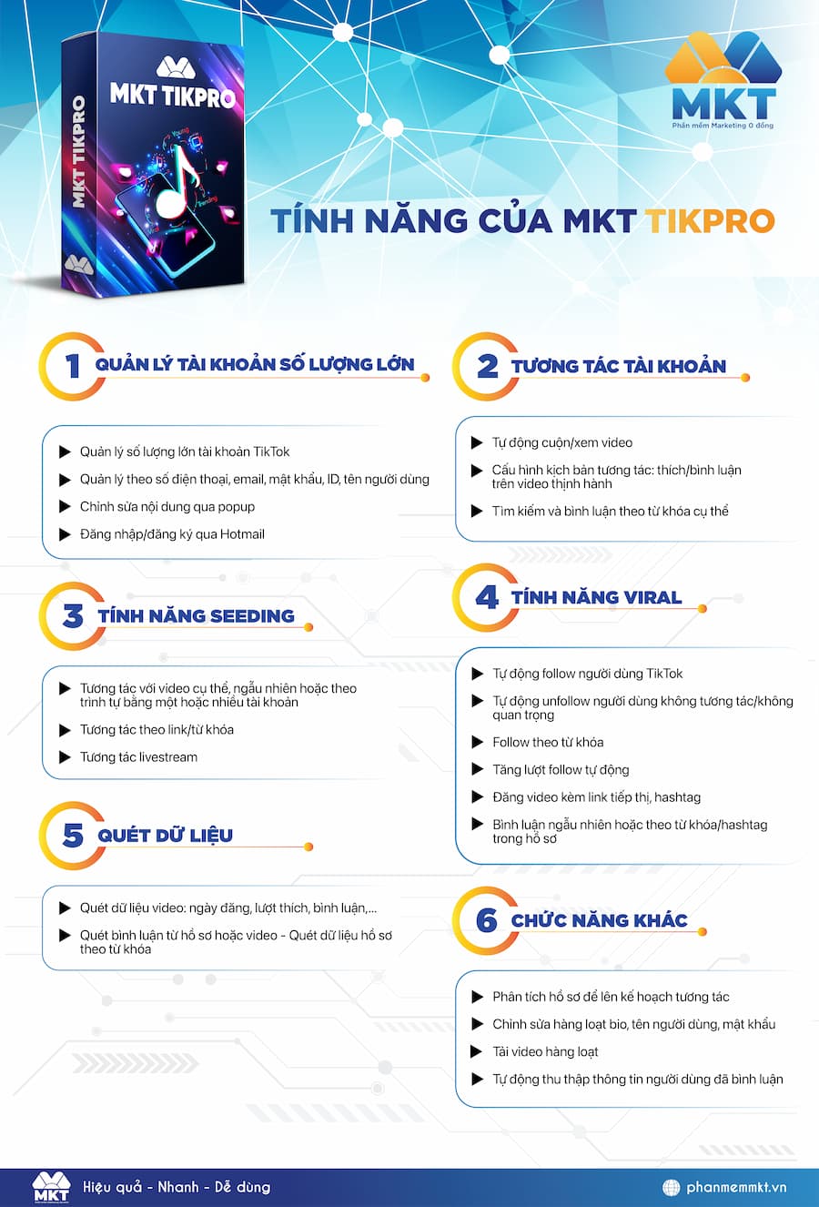 Tính năng MKT TikPro