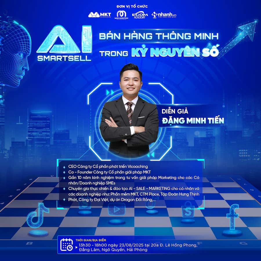 Mr. Đặng Minh Tiến – Co-Founder Công ty Cổ phần giải pháp MKT