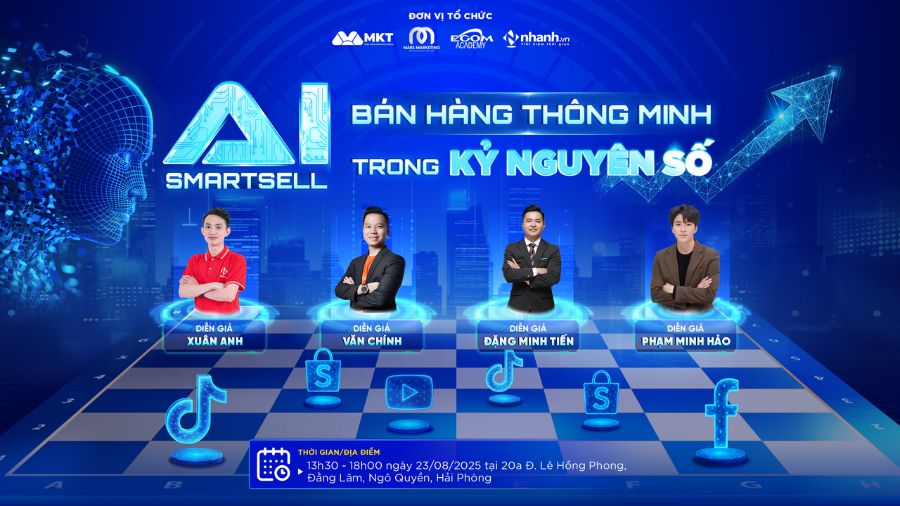 Sự kiện AI SMART SELL: Bán hàng thông minh trong kỷ nguyên số