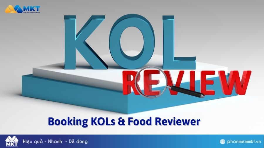 Booking KOLs & Food Reviewer