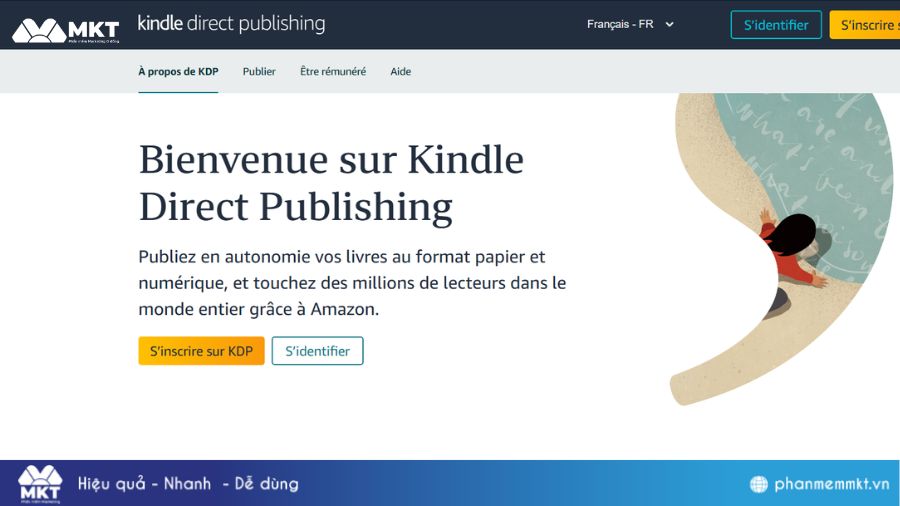 Mô hình bán hàng Kindle Direct Publishing