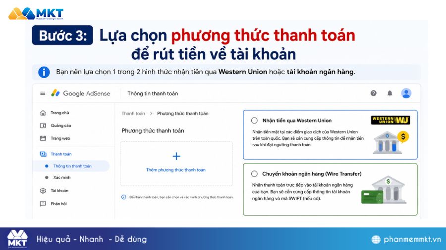Hướng dẫn cách rút tiền YouTube Cash về tài khoản Việt 3 Hướng dẫn thanh toán tiền YouTube từ AdSense