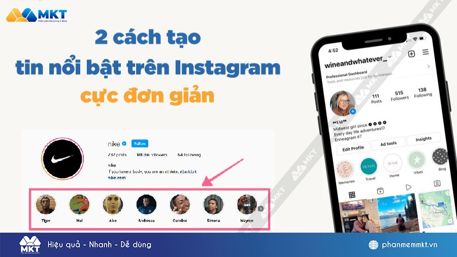 Cách tạo tin nhắn nổi bật trên Instagram
