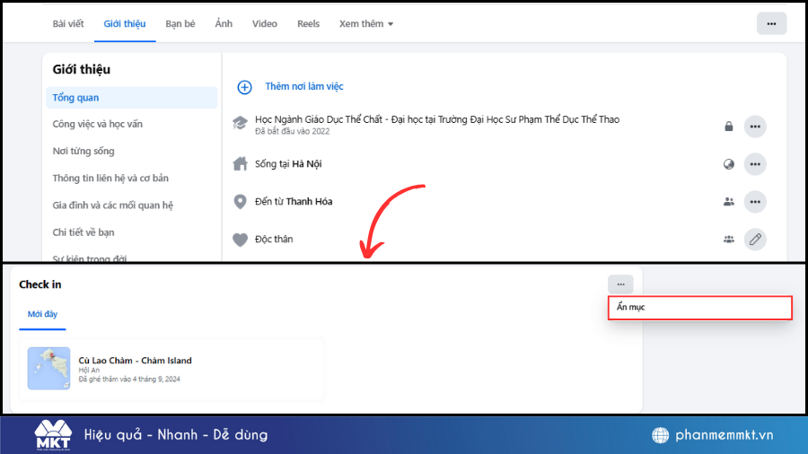 Cách xóa check in trên Facebook chỉ với một vài bước đơn giản