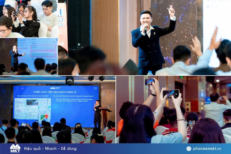 Phần chia sẻ của anh Đặng Minh Tiến thu hút sự quan tâm của đông đảo khách mời