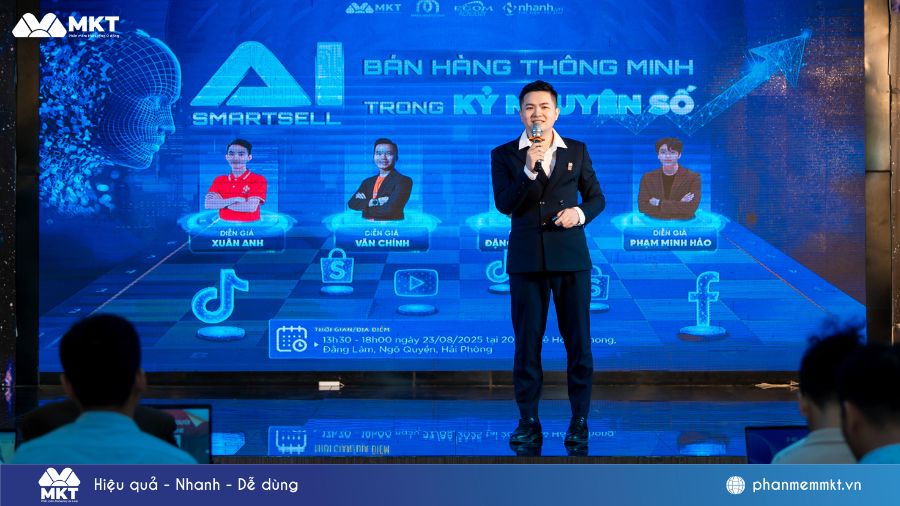 Anh Đặng Minh Tiến – CEO ViCoaching, CCO Phần mềm MKT tại SmartSell AI 2025