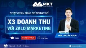 Workshop Tuyệt Chiêu Bùng Nổ Doanh Số – X3 Doanh Thu Với Zalo Marketing