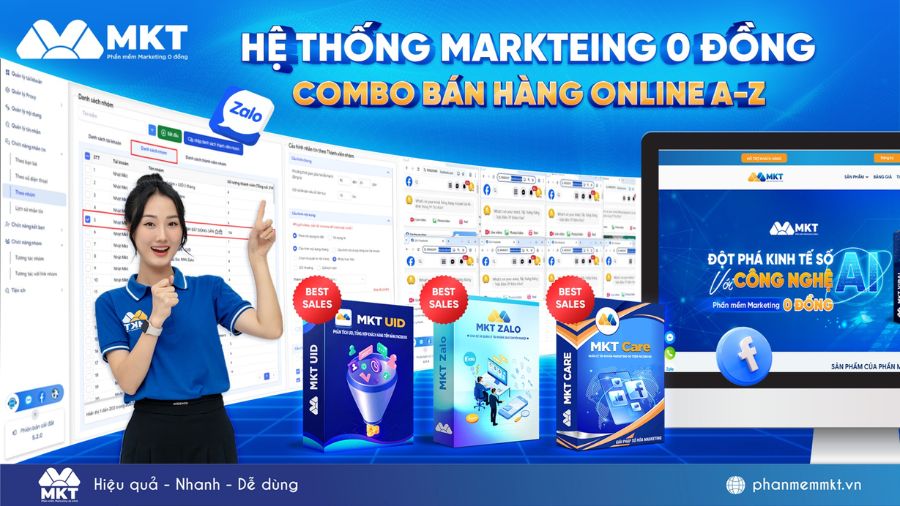 Combo bán hàng online Phần mềm MKT