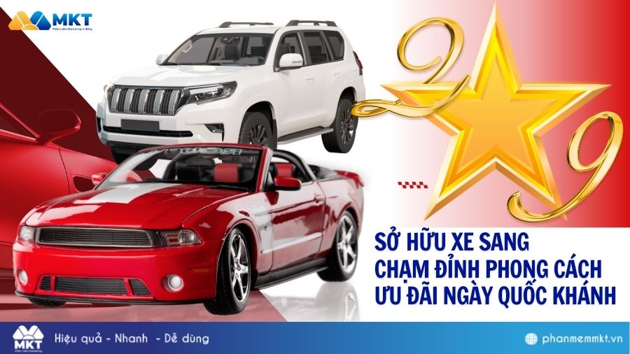 Content bán hàng ngày quốc khánh ngành bán xe