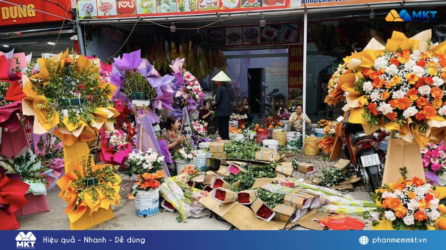 Shop hoa tươi Thành An nhận đơn liên tục dịp cao điểm
