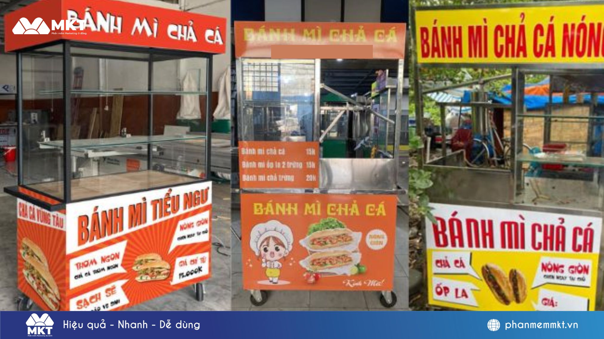 kinh doanh bánh mì chả cá