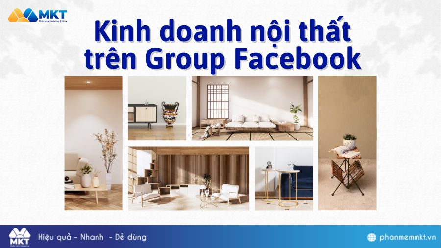 Kinh doanh nội thất trên Group Facebook