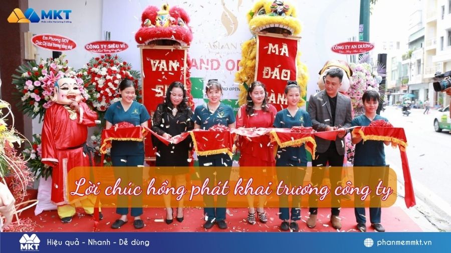 lời chúc khai trương hồng phát