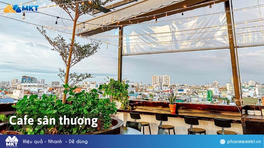 Mở quán Cafe sân thượng
