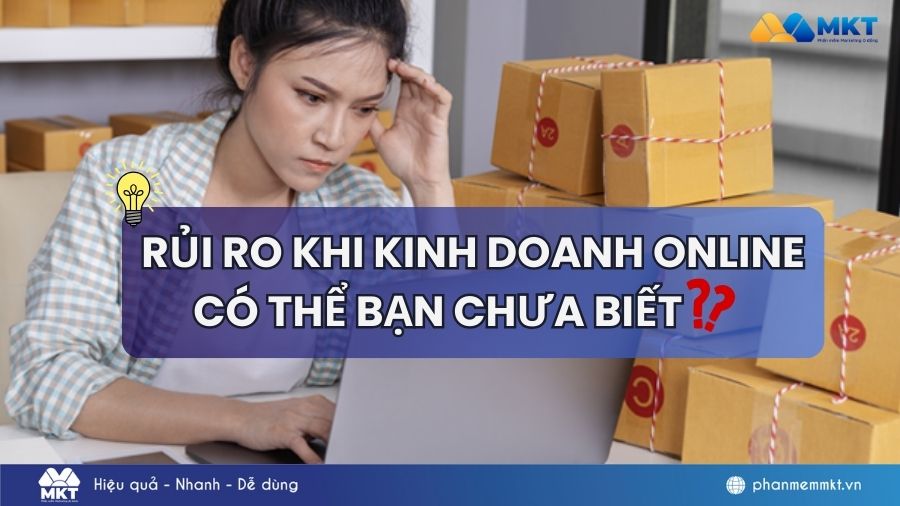 Những rủi ro khi kinh doanh online