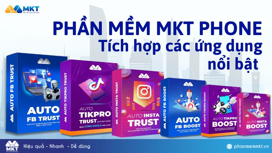 Các ứng dụng nổi bật trên MKT Phone