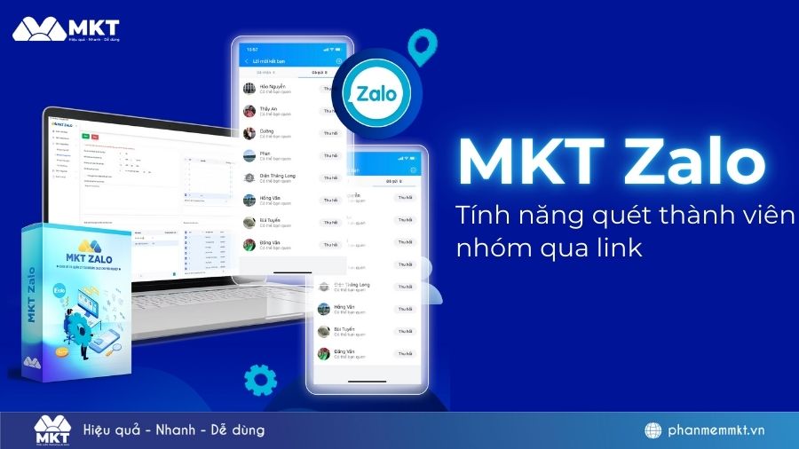 Quét thành viên trong nhóm Zalo 