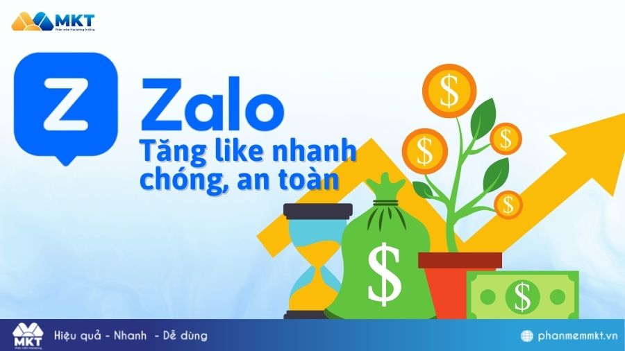 Cách tăng like Zalo