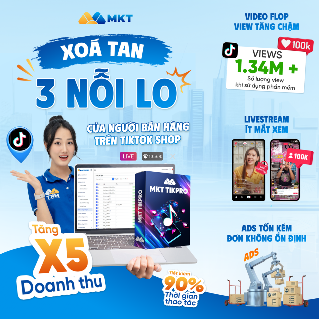 Phần mềm tăng tim TikTok tự động - MKT TikPro Phần mềm tăng tim TikTok tự động - MKT TikPro