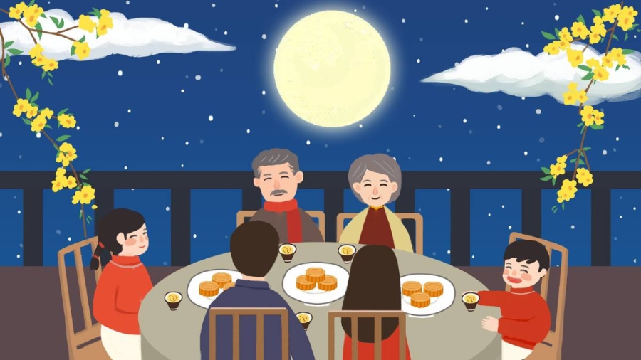Hình ảnh tết Trung thu đoàn viên