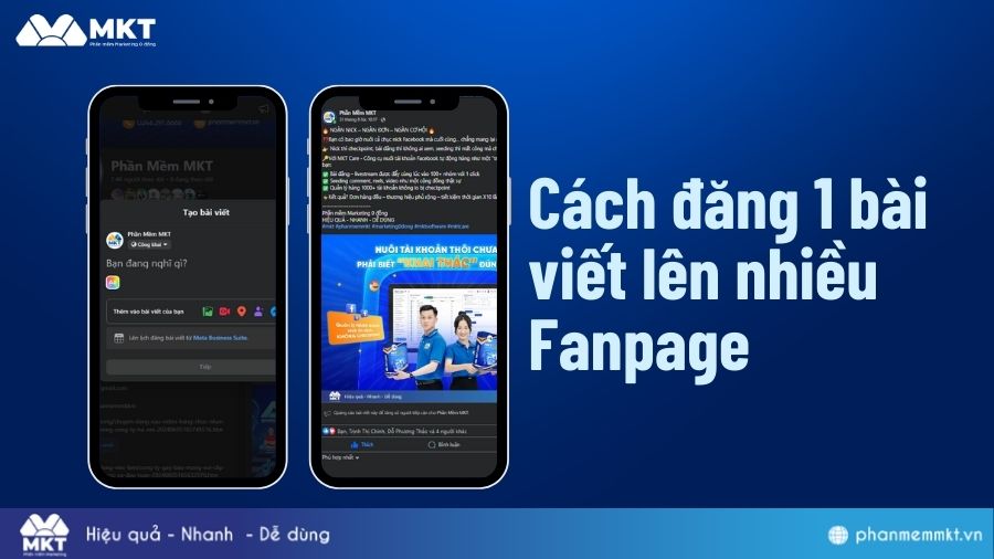 Cách đăng 1 bài viết lên nhiều Fanpage 